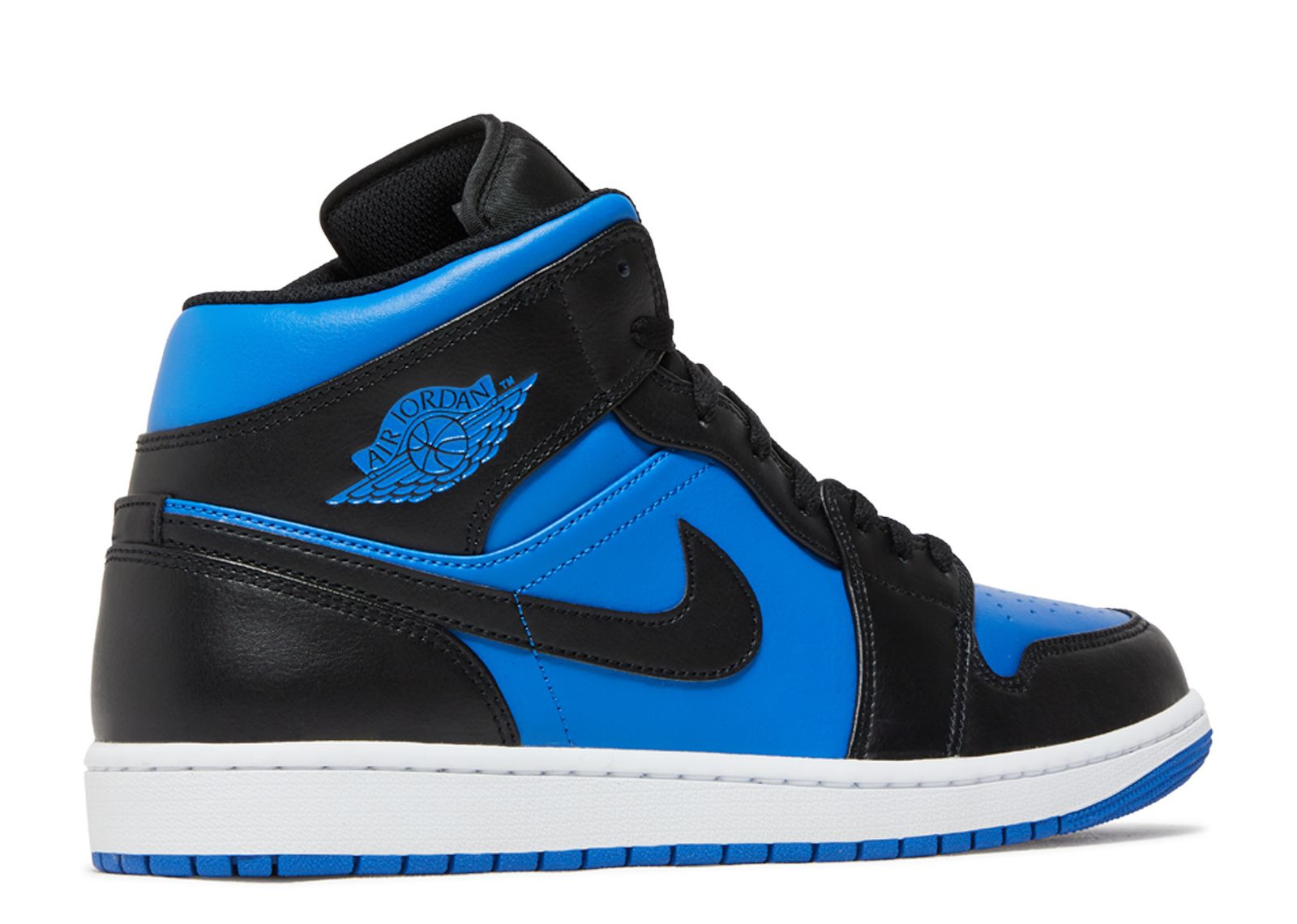 JORDAN 1 MID 'BLACK ROYAL BLUE' - 3