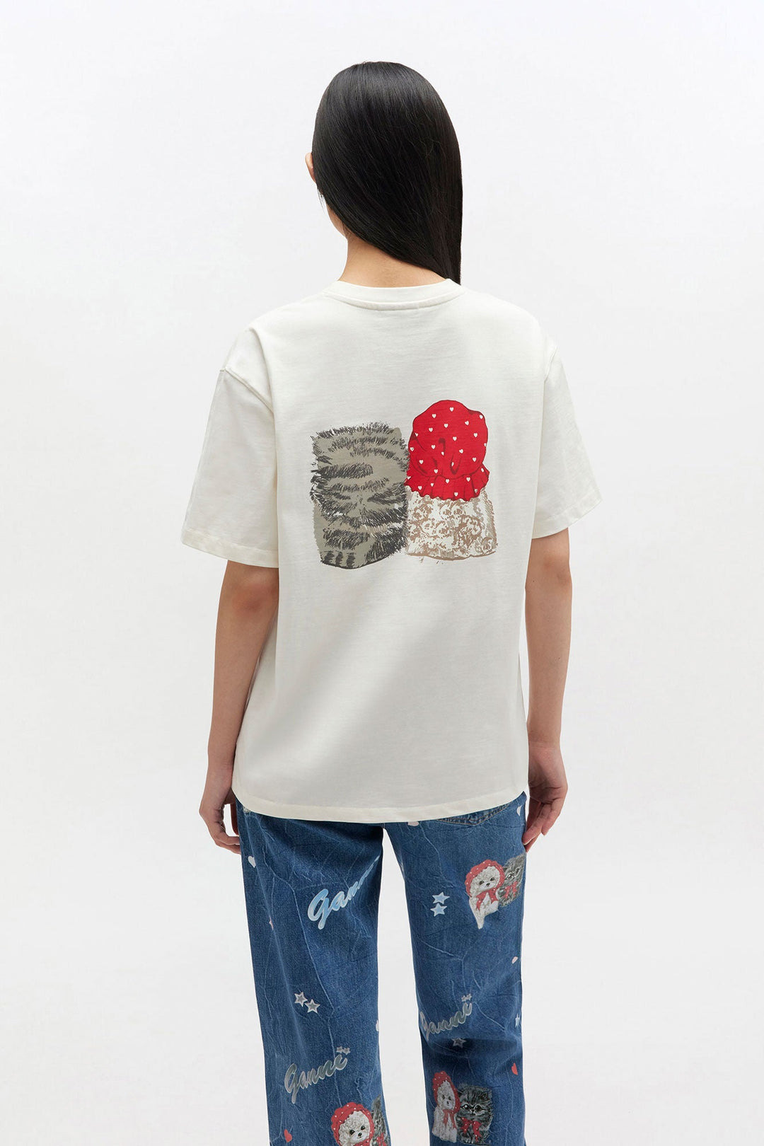 Heavy Cotton Drop Shoulder T-Shirt - 2