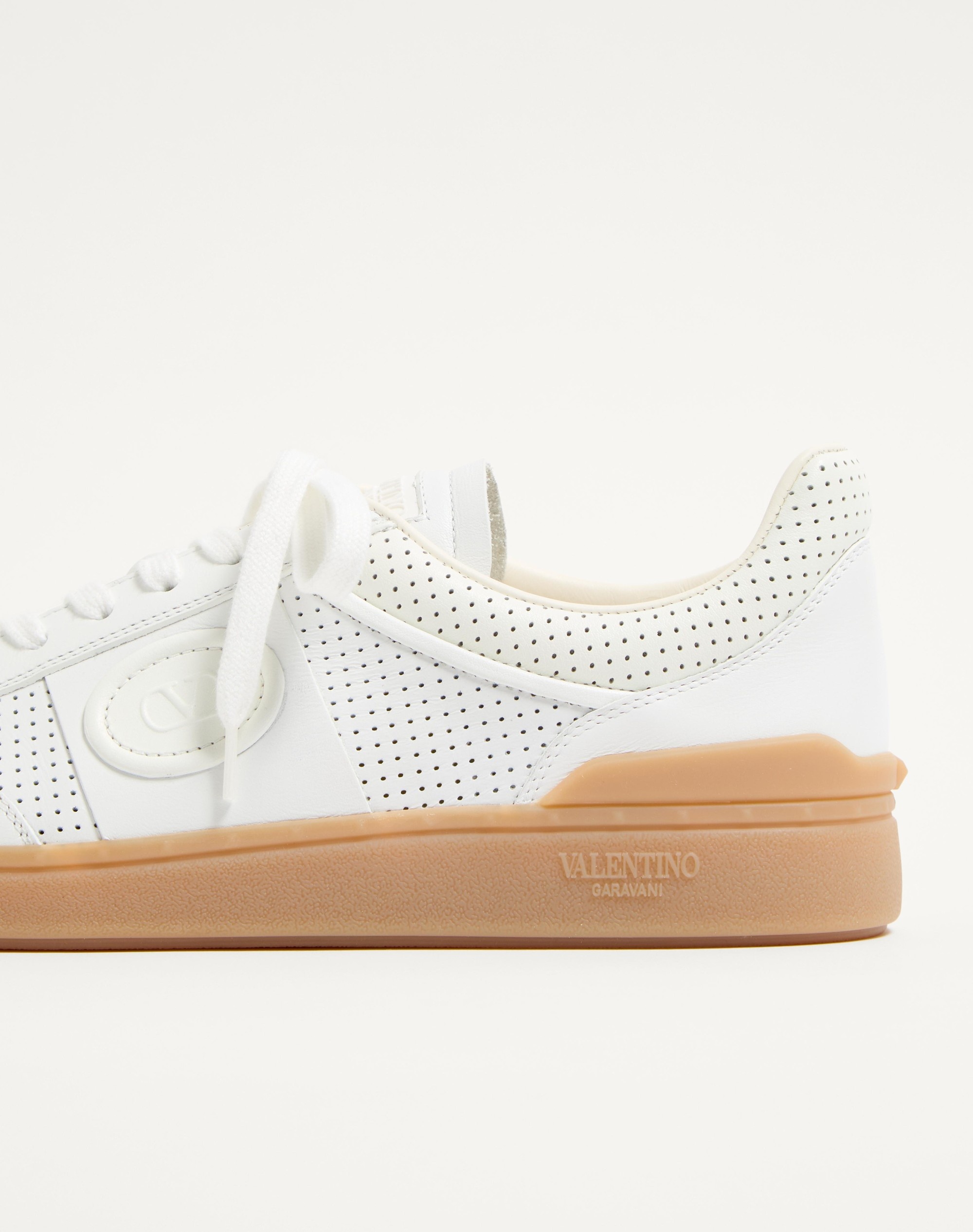 UPVILLAGE LOW-TOP SNEAKER IN PERFORATED NAPPA LEATHER - 8