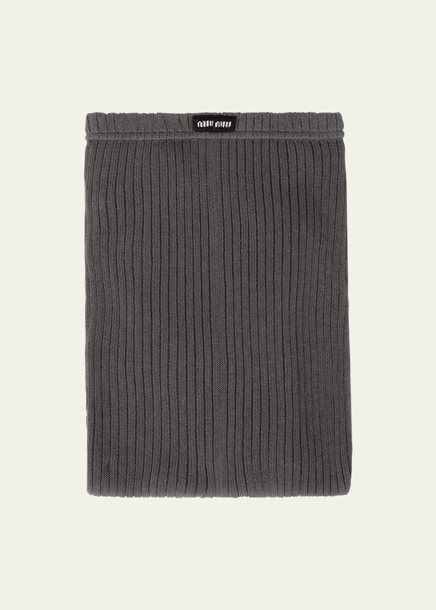Ribbed Knit Tights - 1