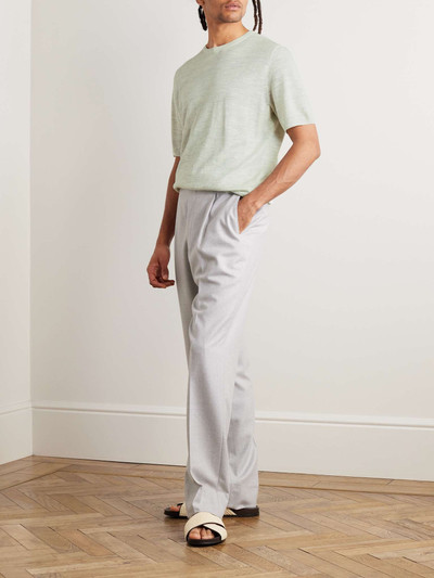 Loro Piana Linen and Silk-Blend T-Shirt outlook