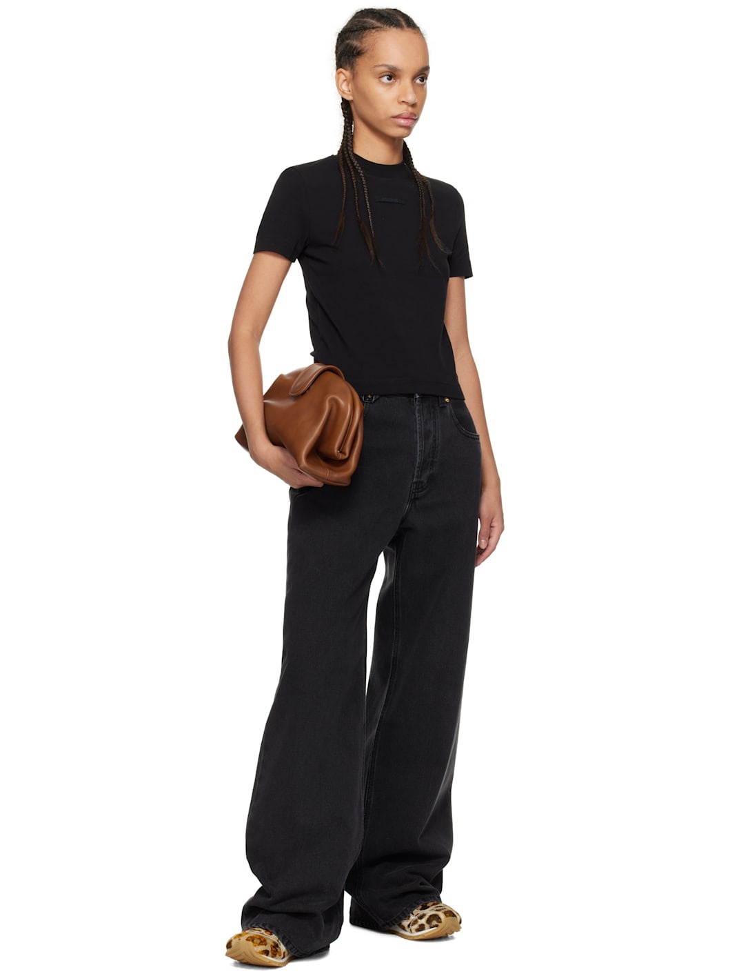 Black Les Classiques 'The Gros Grain' T-shirt - 4