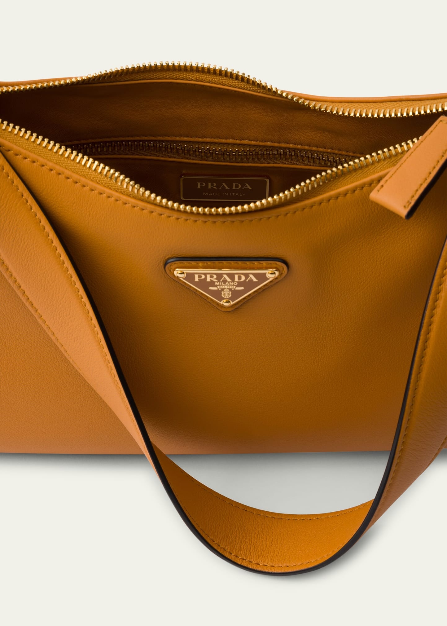 Aimee Zip Leather Shoulder Bag - 4