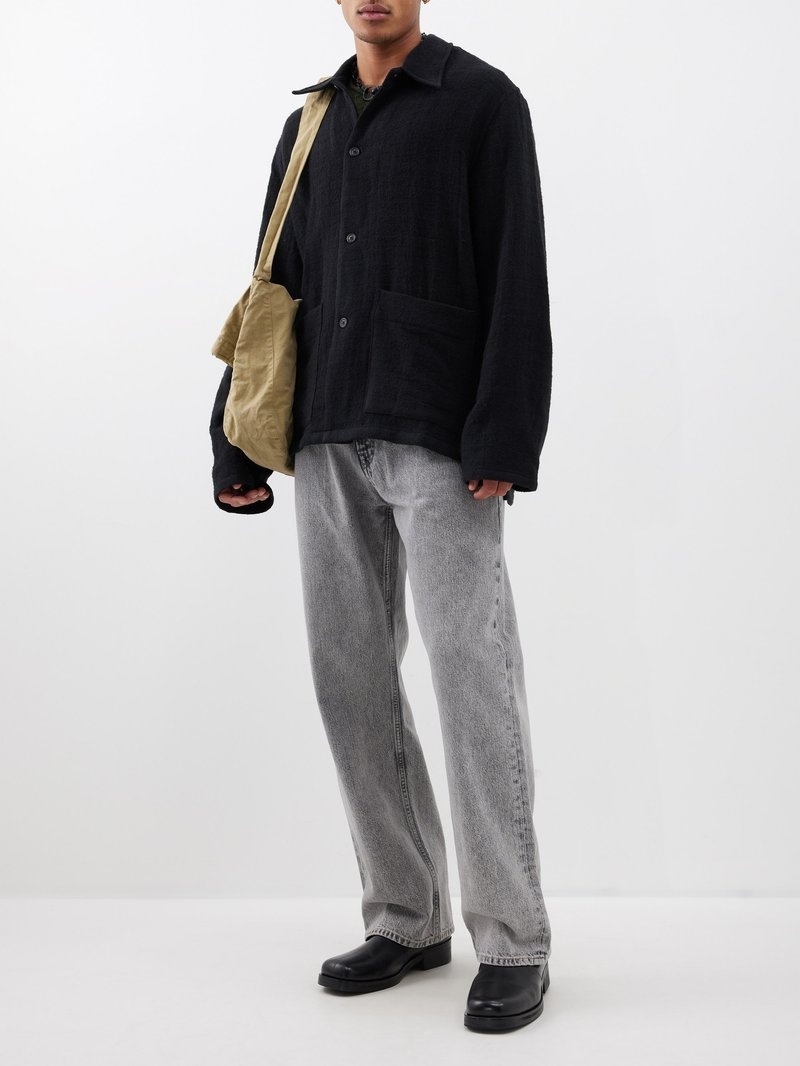 新品 OUR LEGACY HAVEN JACKET Pankow Check Our Legacy Haven Jacket Black Pankow Check | REVERSIBLE
