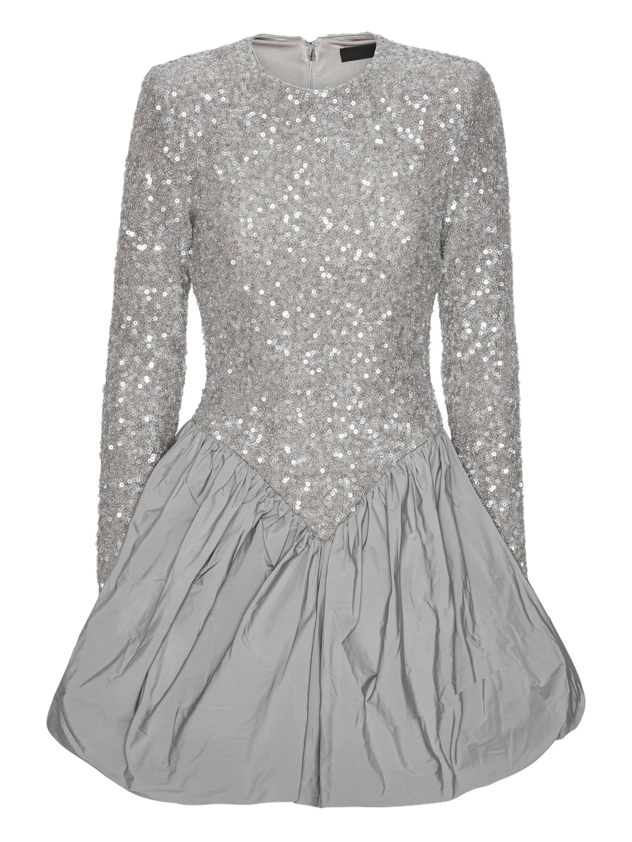 Rotate Sequin-embellished Bubble Mini Dress - 1