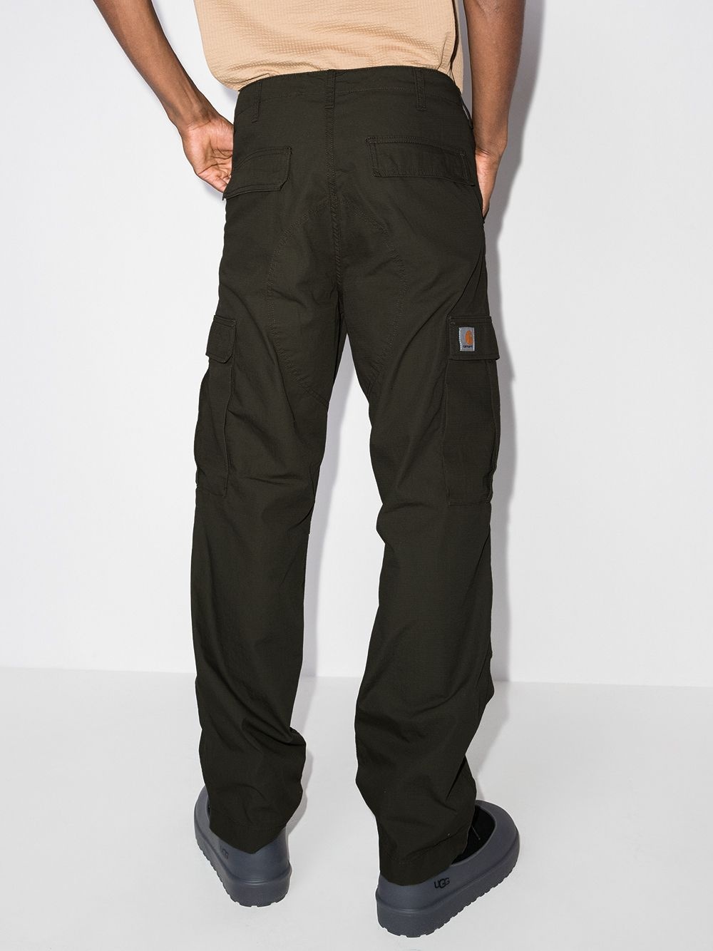 Regular Cargo straight-leg trousers - 3