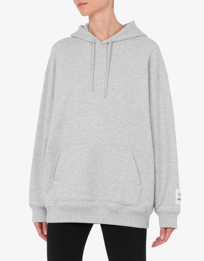 Moschino ORGANIC COTTON HOODIE outlook