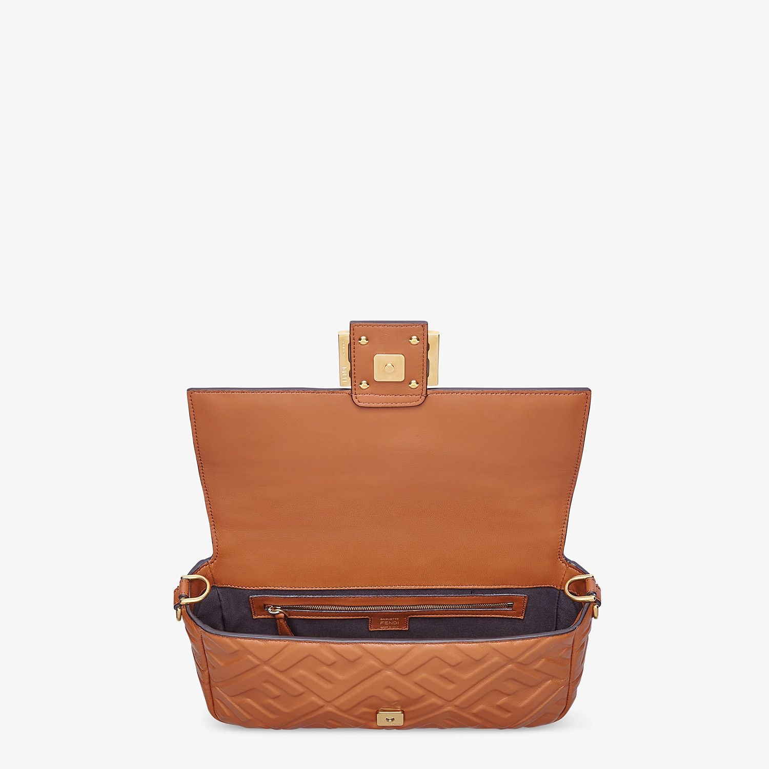 Brown nappa leather bag - 5