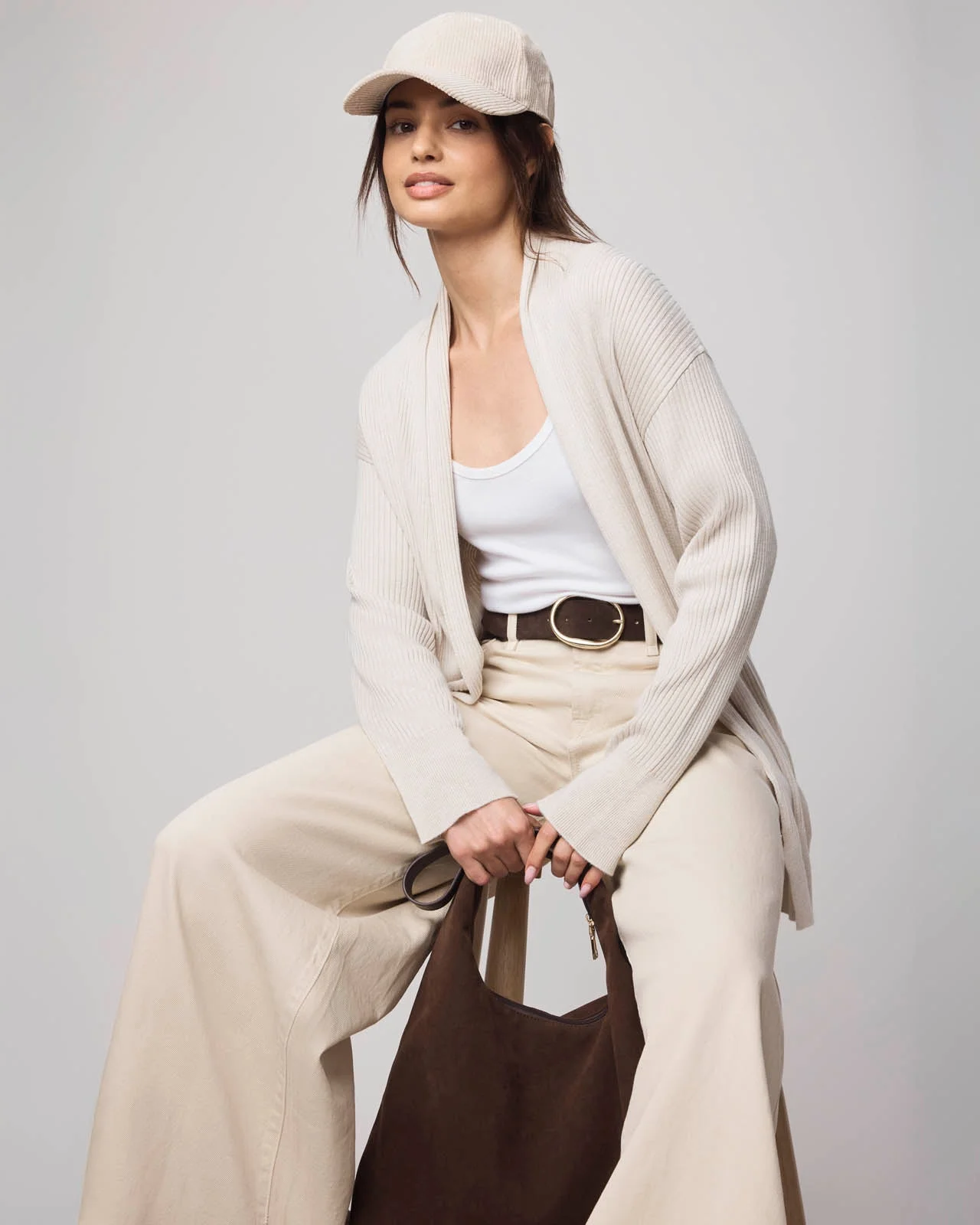 Georgie Cashblend Open Cardigan - 1