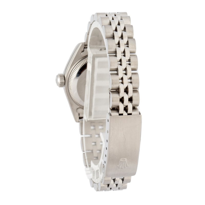 Ladies Rolex Datejust 79174 Silver Tapestry Dial - 3