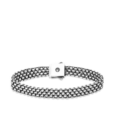 SAINT LAURENT Saint Laurent Woven Metal Bracelet outlook