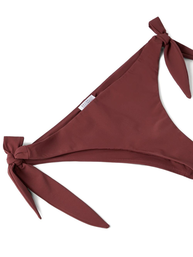 Brunello Cucinelli tie-side bikini bottom outlook