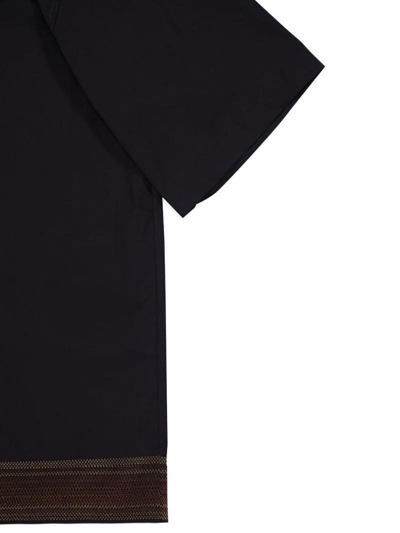 gradient zigzag embroidered shirt 4