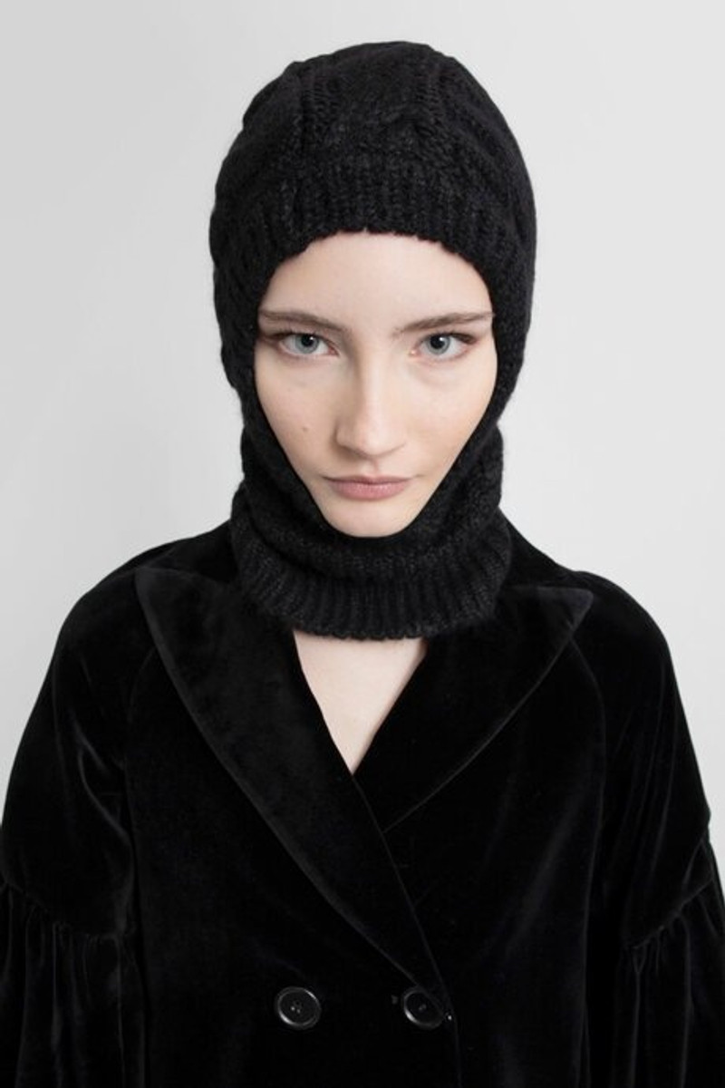 Simone rocha women's black balaclava 4