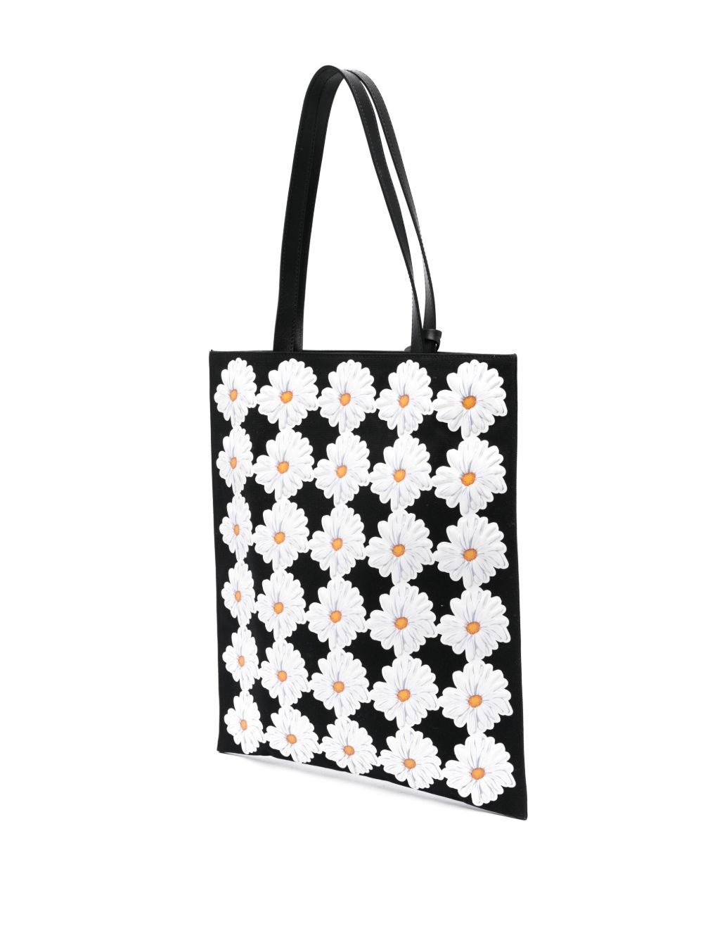 floral-appliqué tote bag - 3