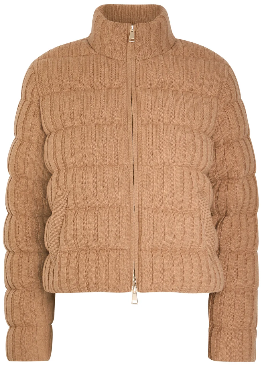 Moncler Padded Wool and Cashmere-blend Jacket - 1