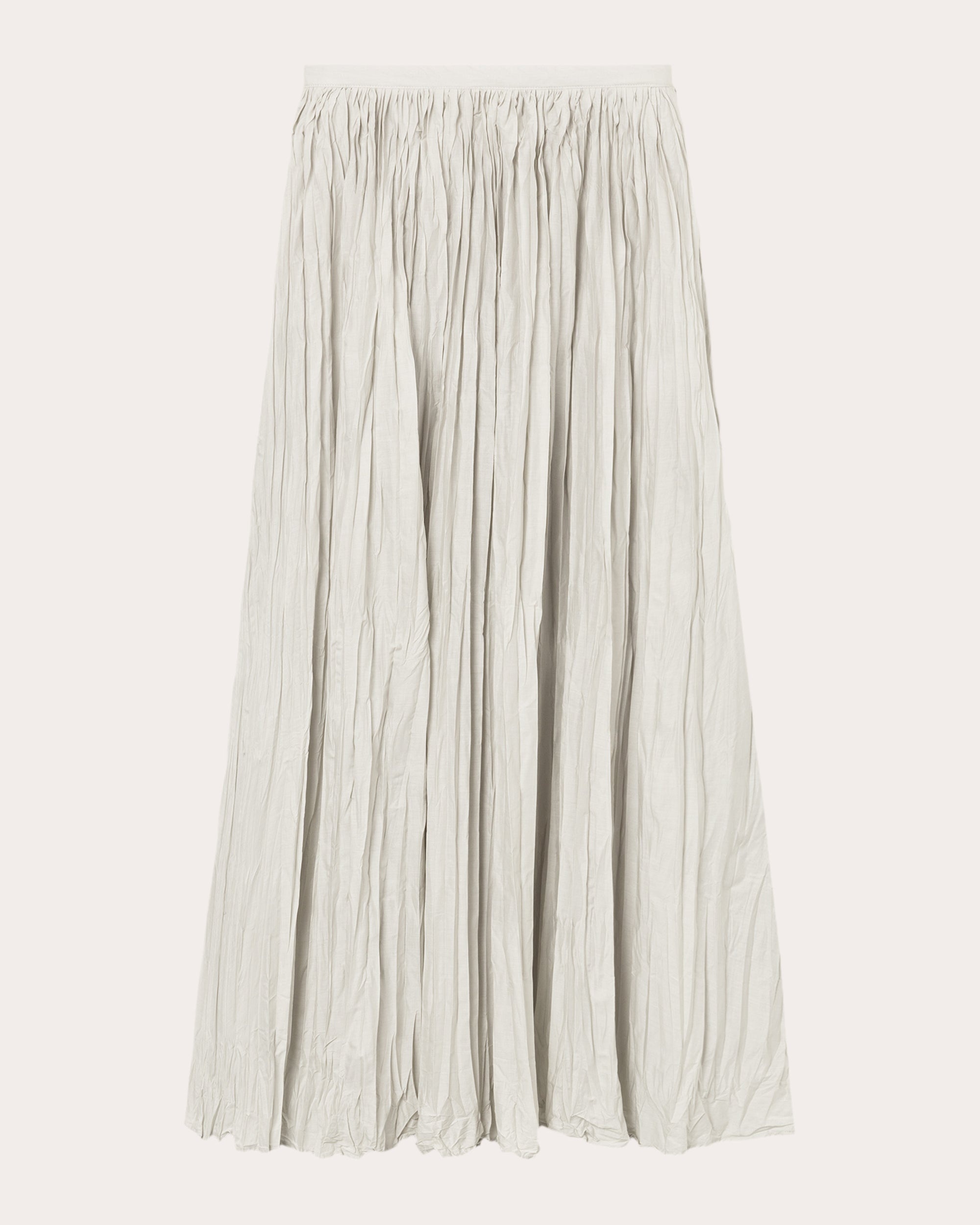 Niki Cotton-Plissé Midi Skirt - 2
