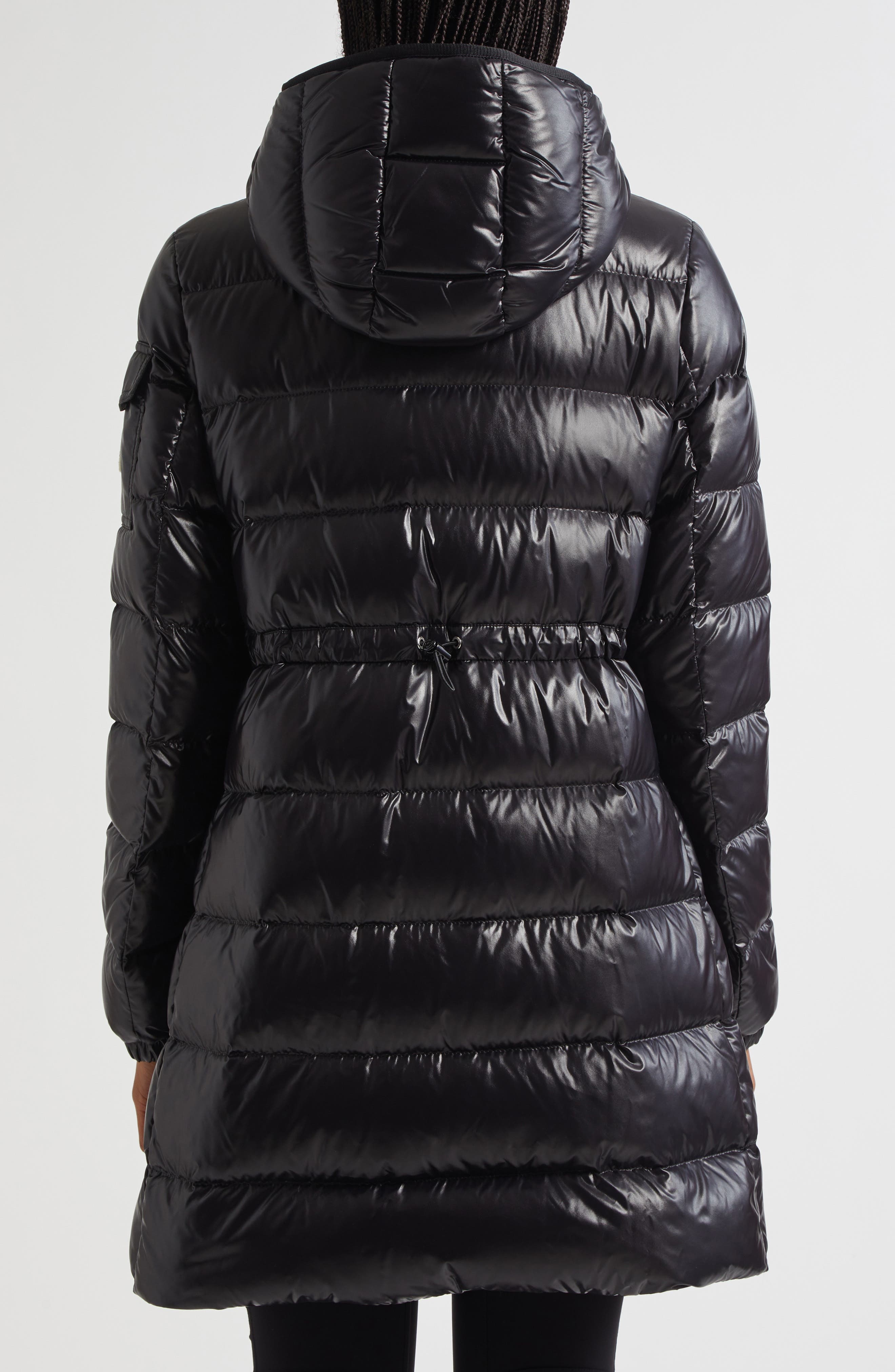 Moncler Courcelles Down Hooded Coat in Black at Nordstrom - 2