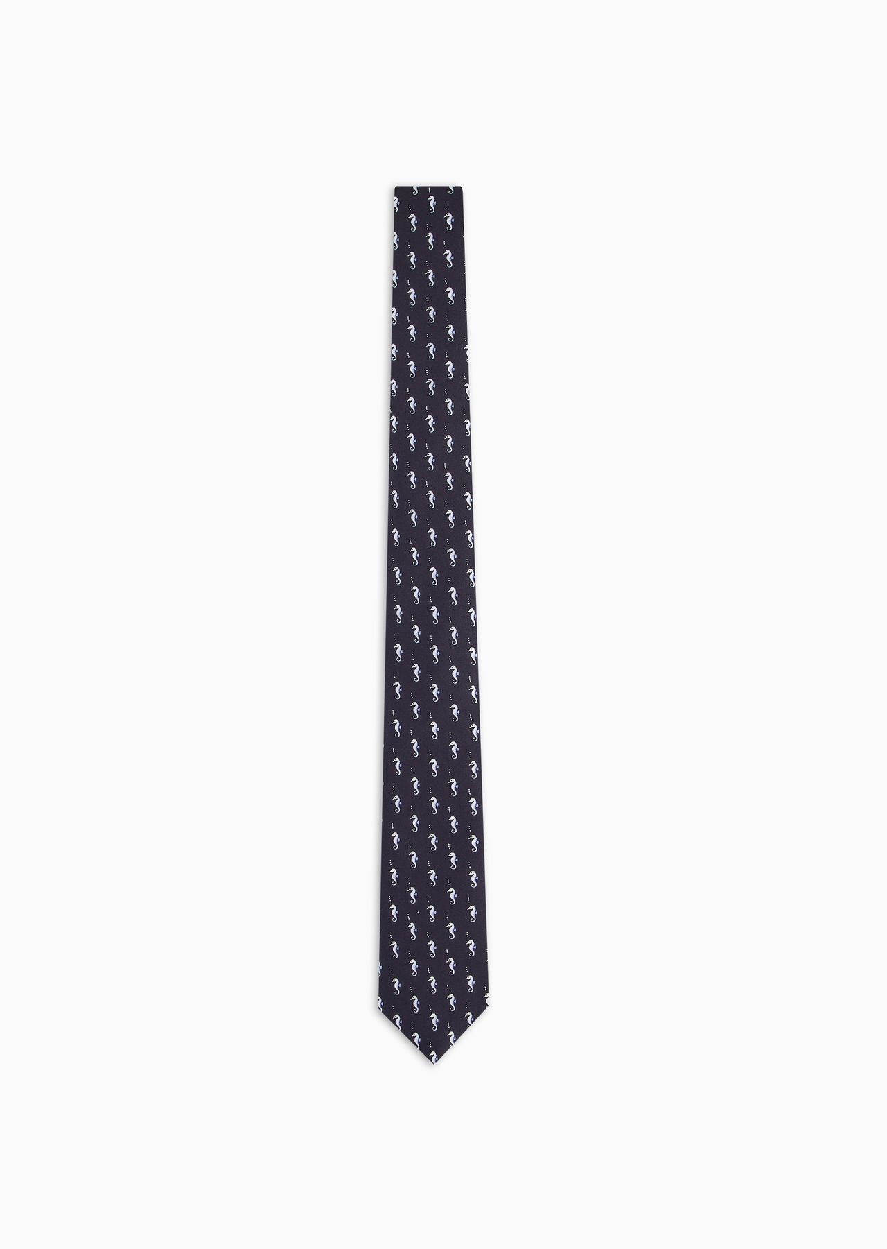 ASV printed silk tie - 1