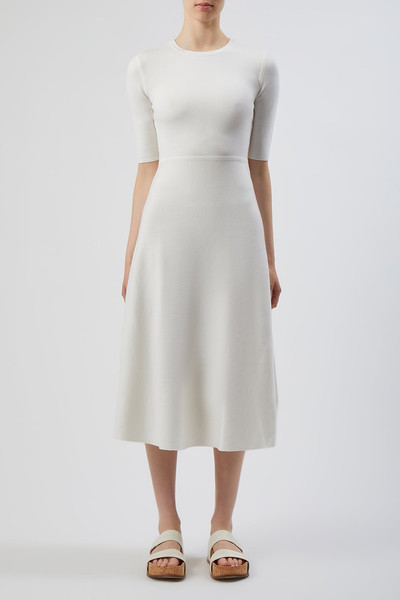 GABRIELA HEARST Seymore Knit Dress in Ivory Cashmere Wool with Silk outlook