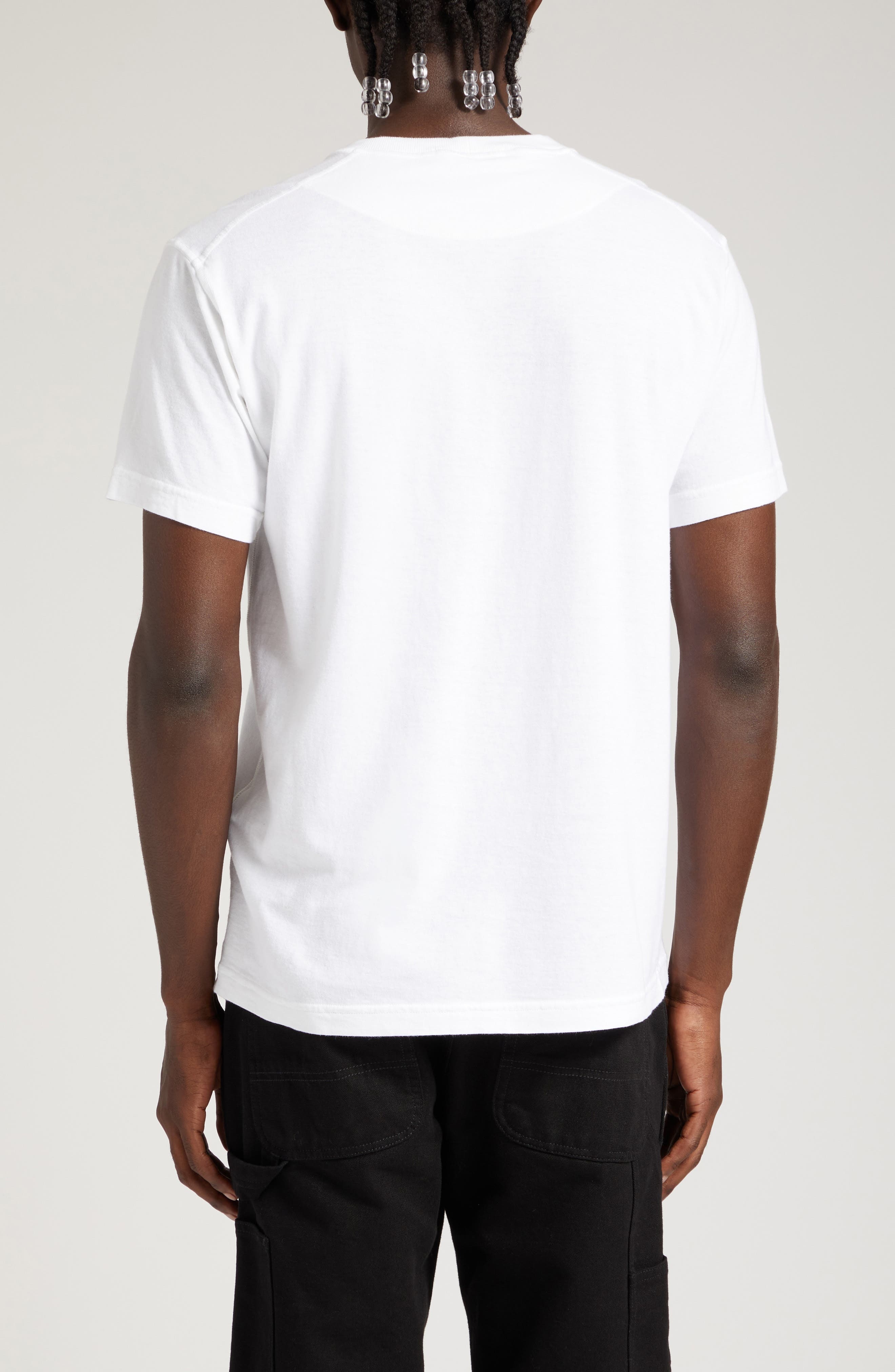 Logo Patch Cotton T-Shirt - 2
