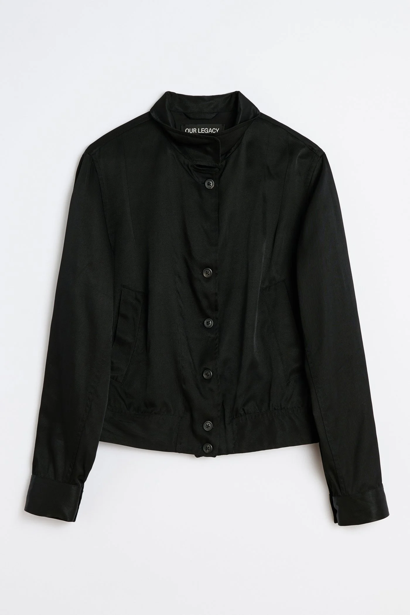 Tuxedo Bomber Fresh Black Tarmac Twill - 1