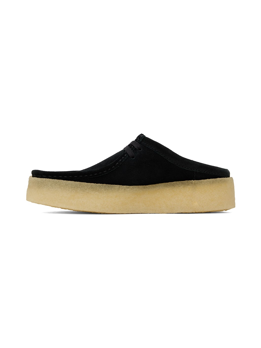 Black Wallabee Cup Lo Loafers - 3