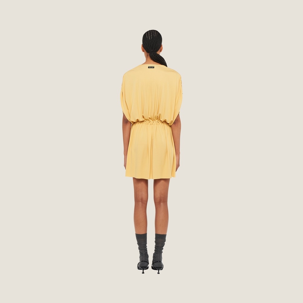 Organzine mini-dress - 3