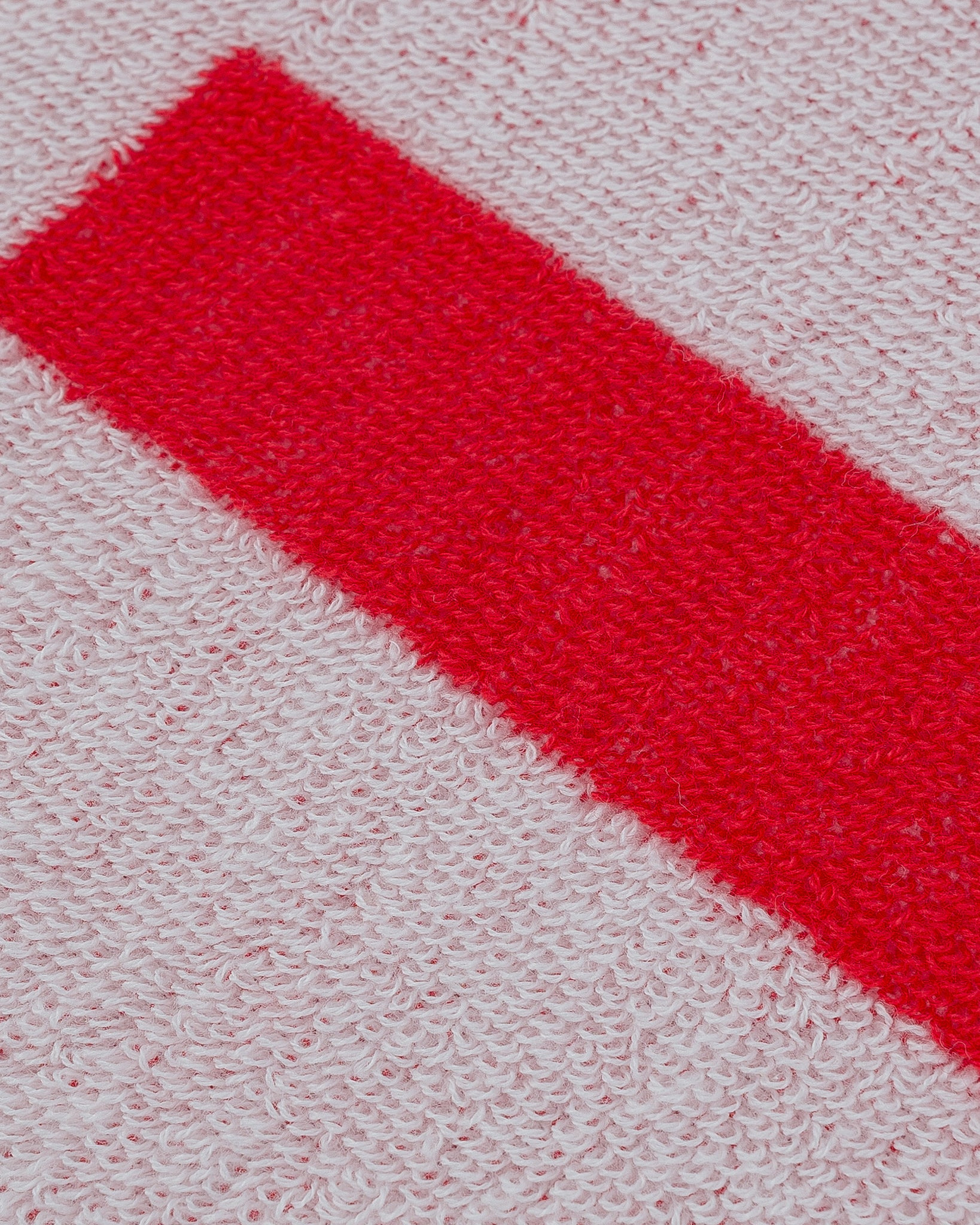 IHG-065-REDWHT Iron Heart Small Imabari Towel - Red/White - 4