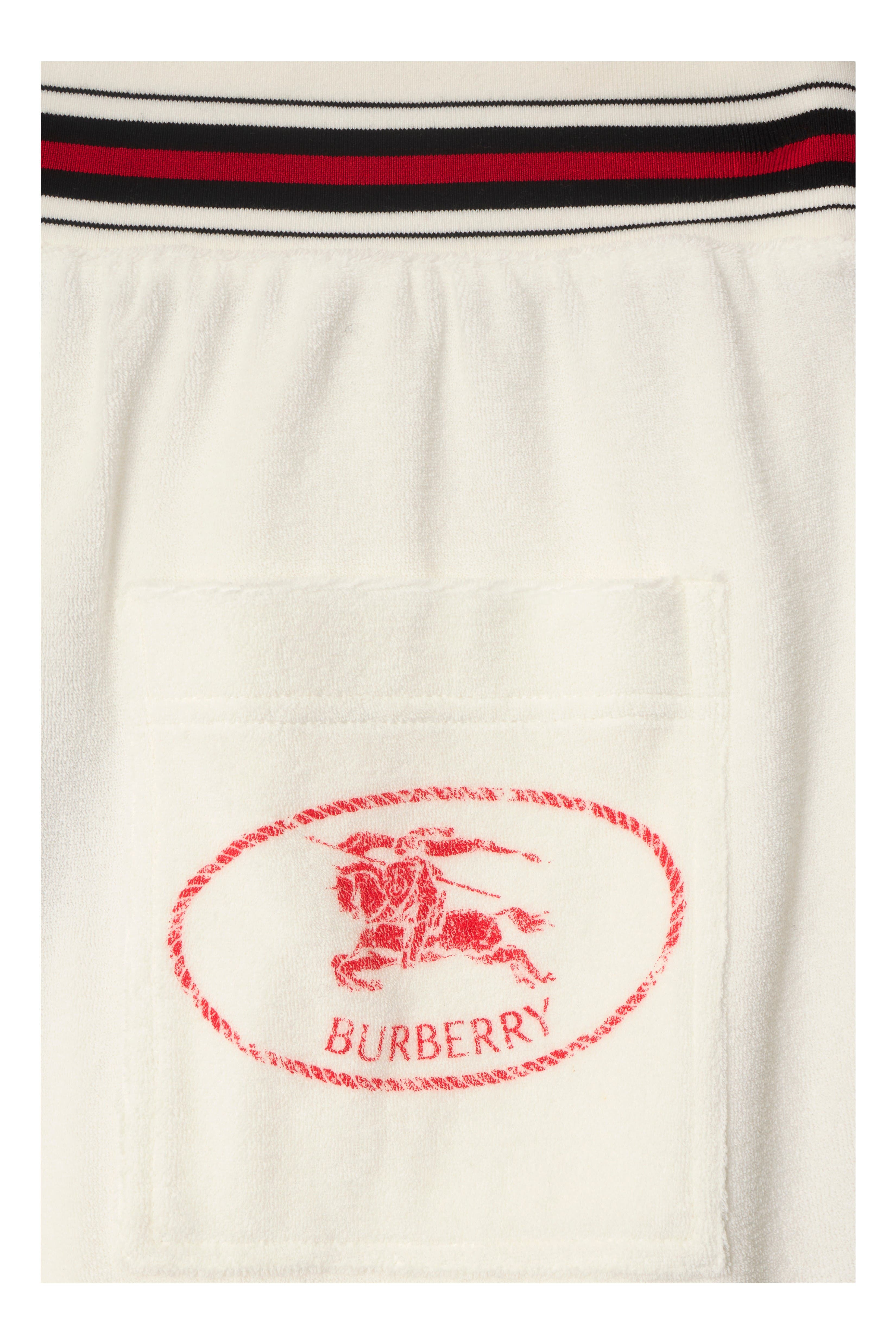 burberry Towelling Shorts in Chalk White at Nordstrom - 5