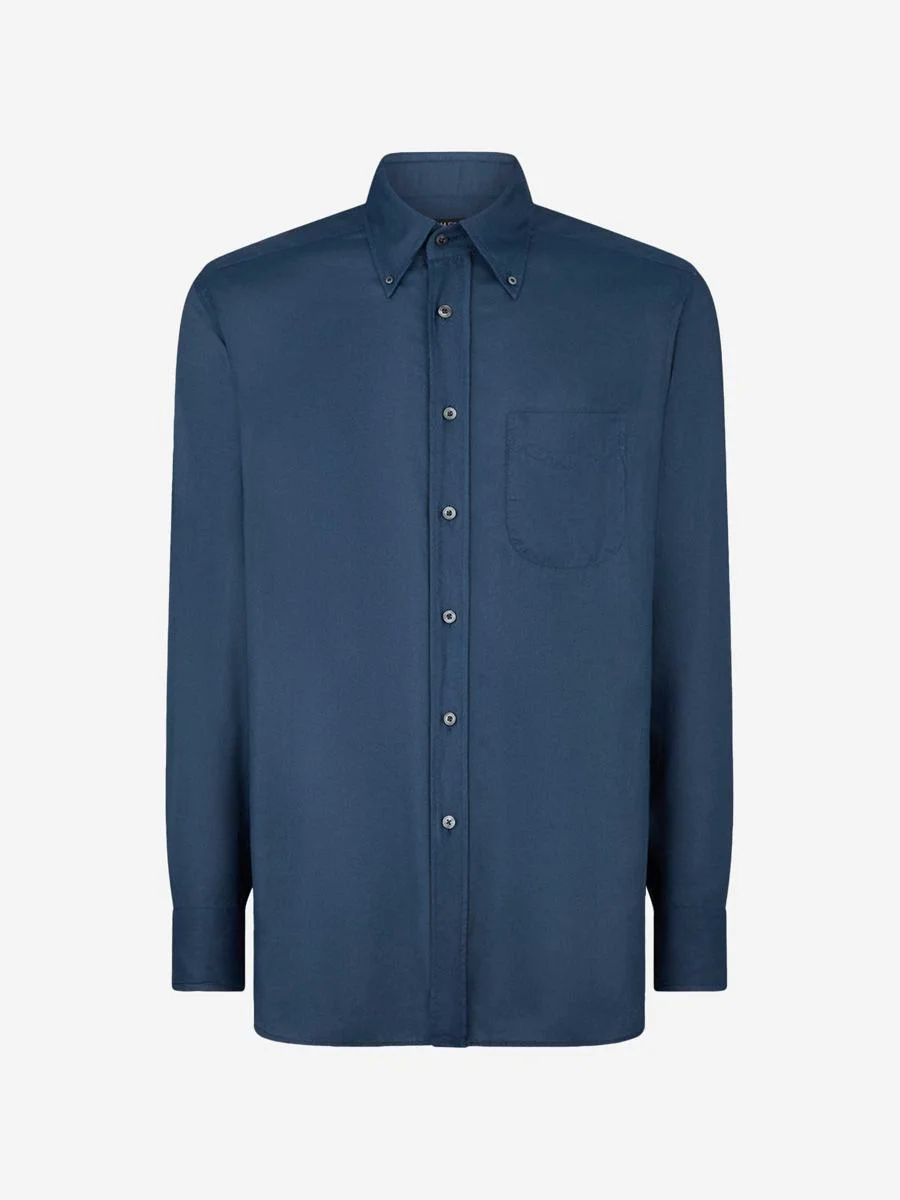 Tom Ford Flowing Gabardine Shirt - 1