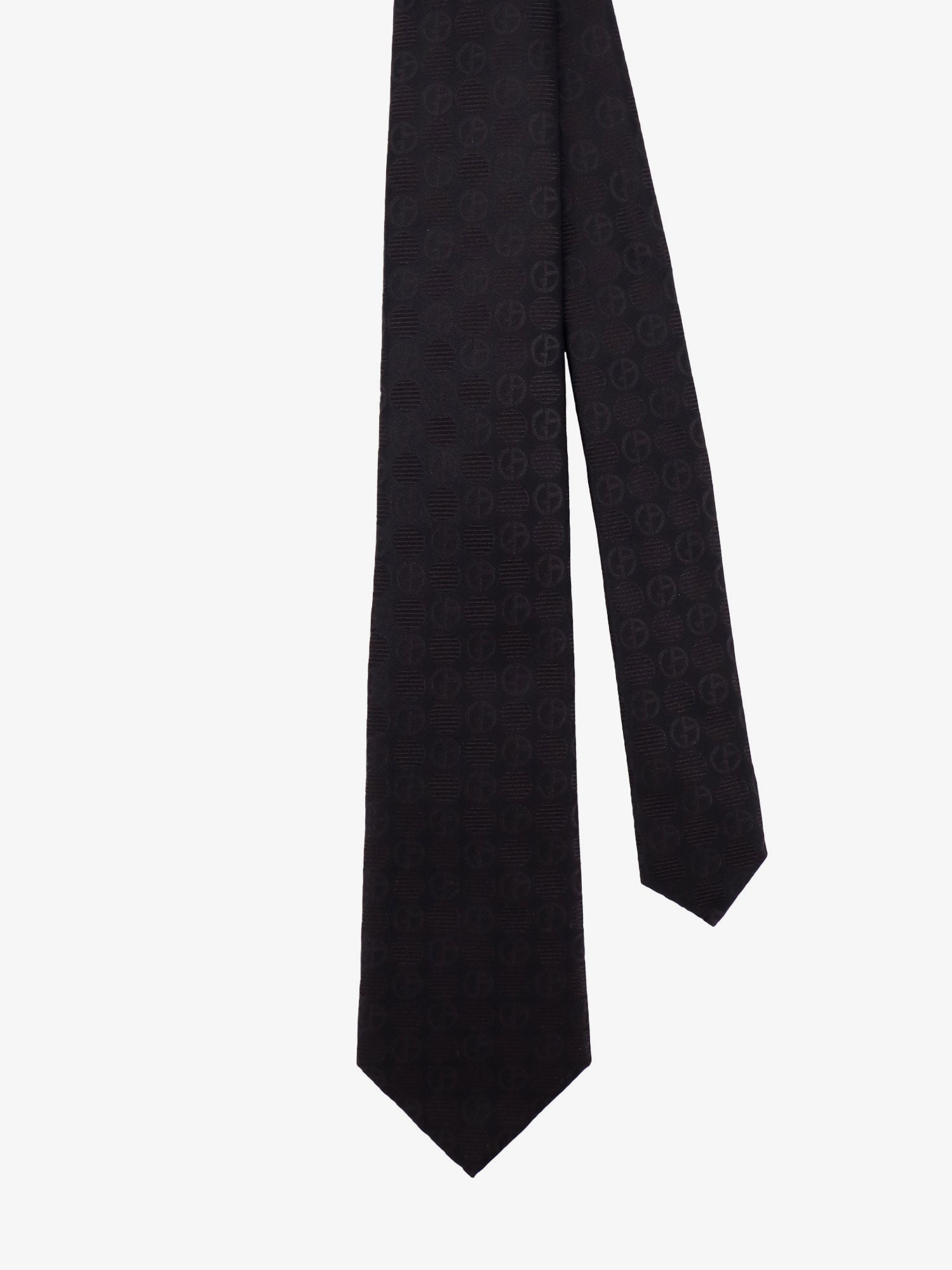 Giorgio Armani Man Tie Man Black Bowties E Ties - 2