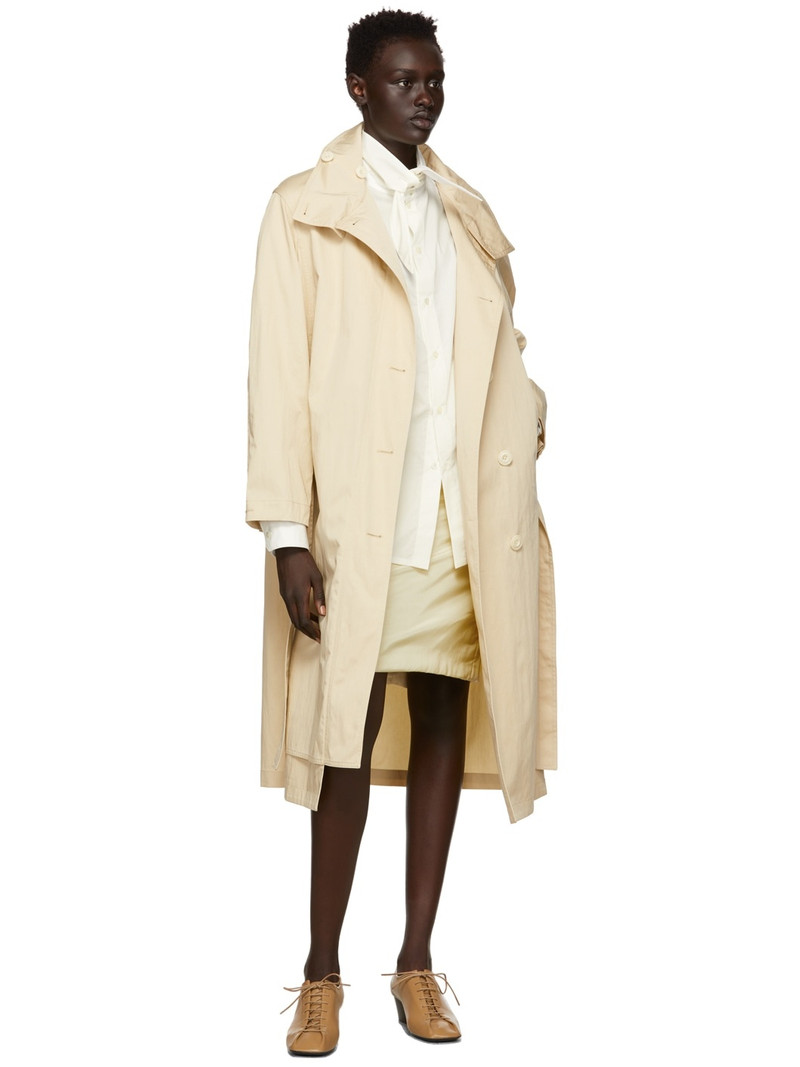 Lemaire Off-White Silk Wadded Skirt outlook