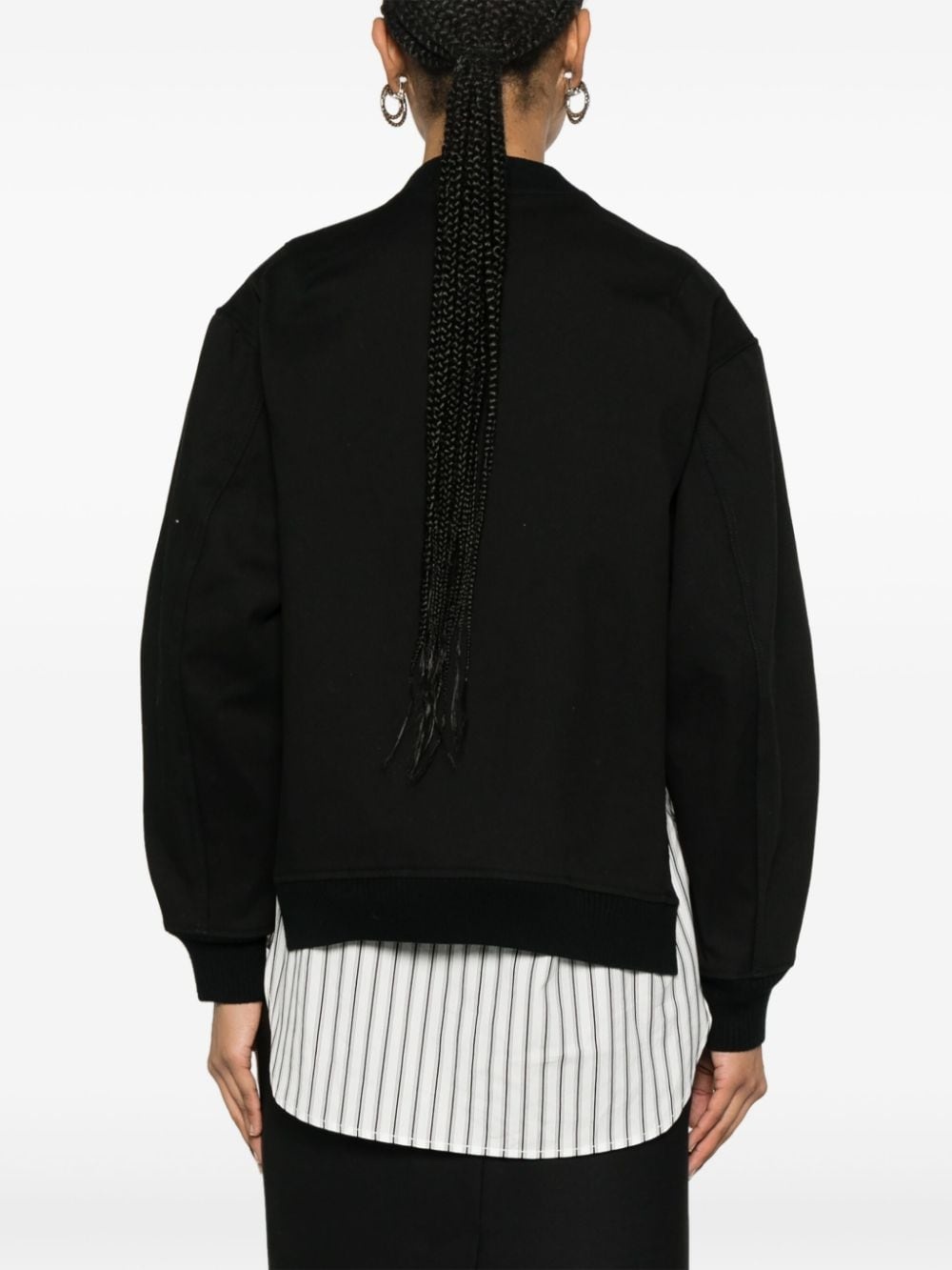 layered bomber jacket - 8
