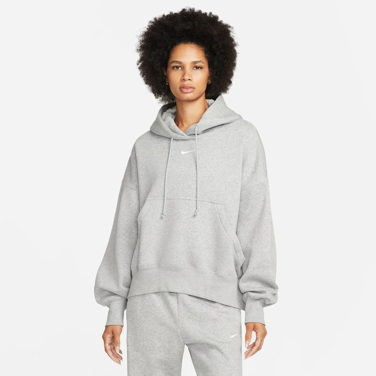 Nike Womens Nike PHNX Fleece OS Pullover Hoodie - 1