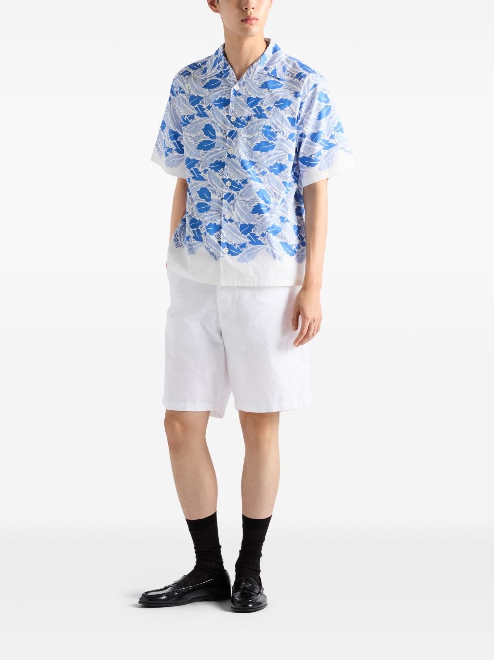 short-sleeved cotton shirt - 2