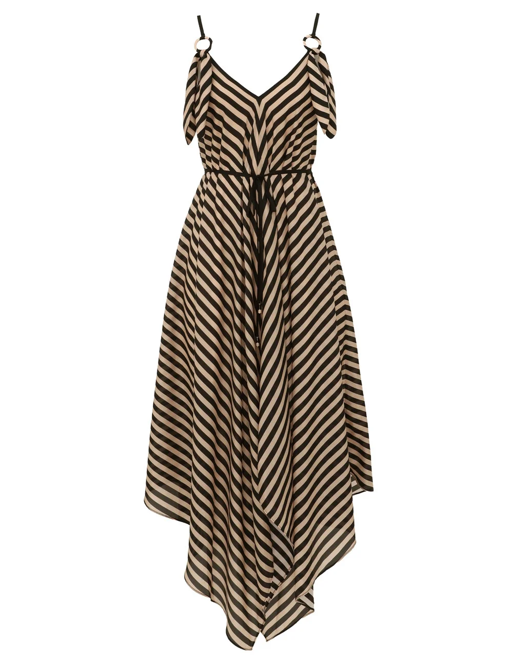FAIRLIGHT SCARF HEM MIDI DRESS - 1