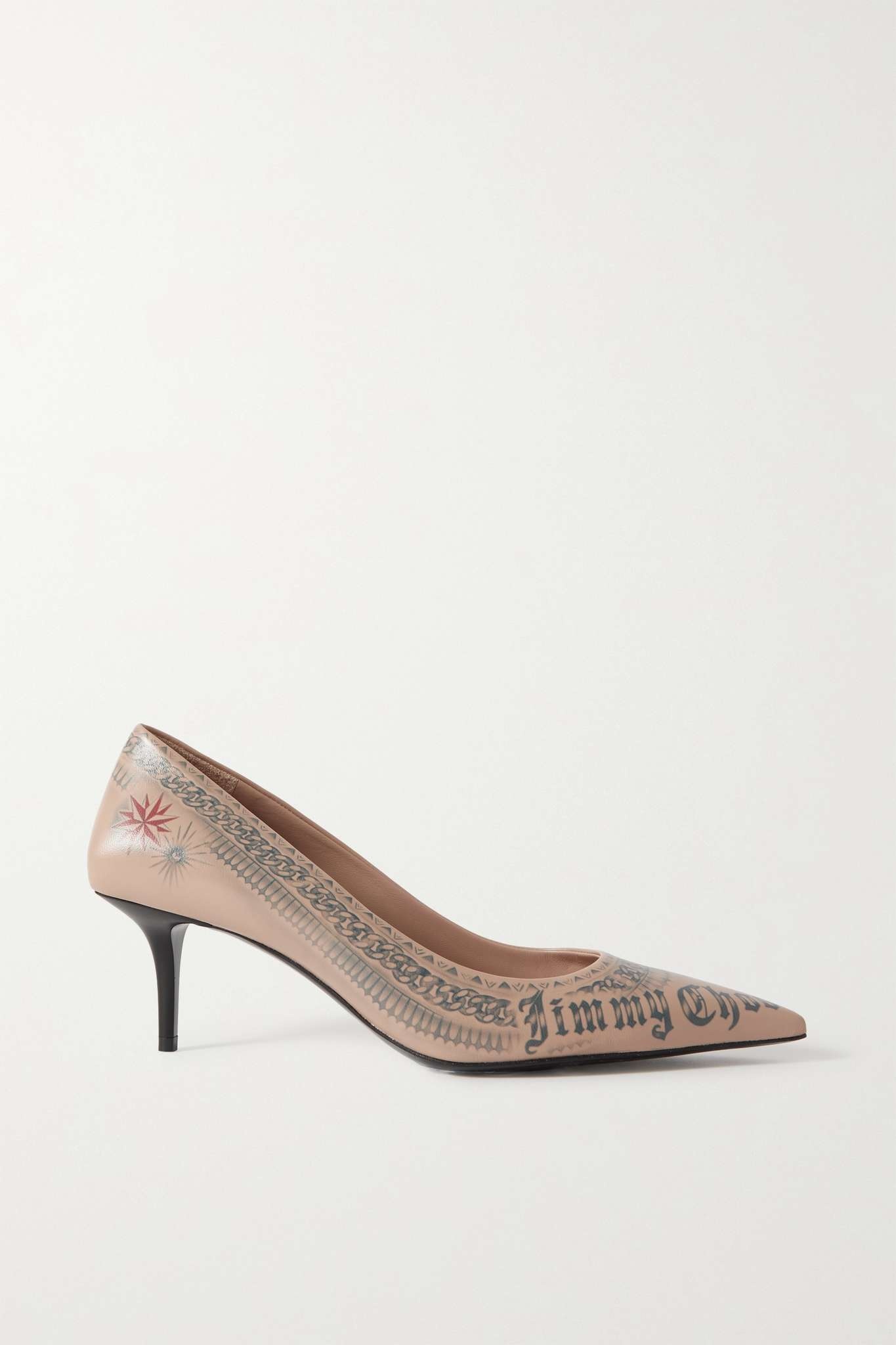 + Jean Paul Gaultier 60 printed leather pumps - 1