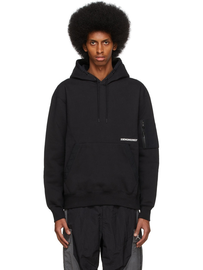 Black 23 Engineered Hoodie - 1