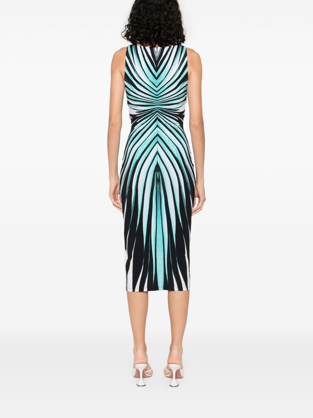 striped midi dress - 4