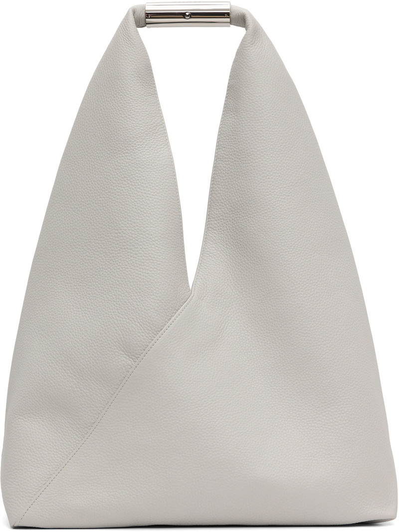 Gray Jewel Handle Classic Tote 1