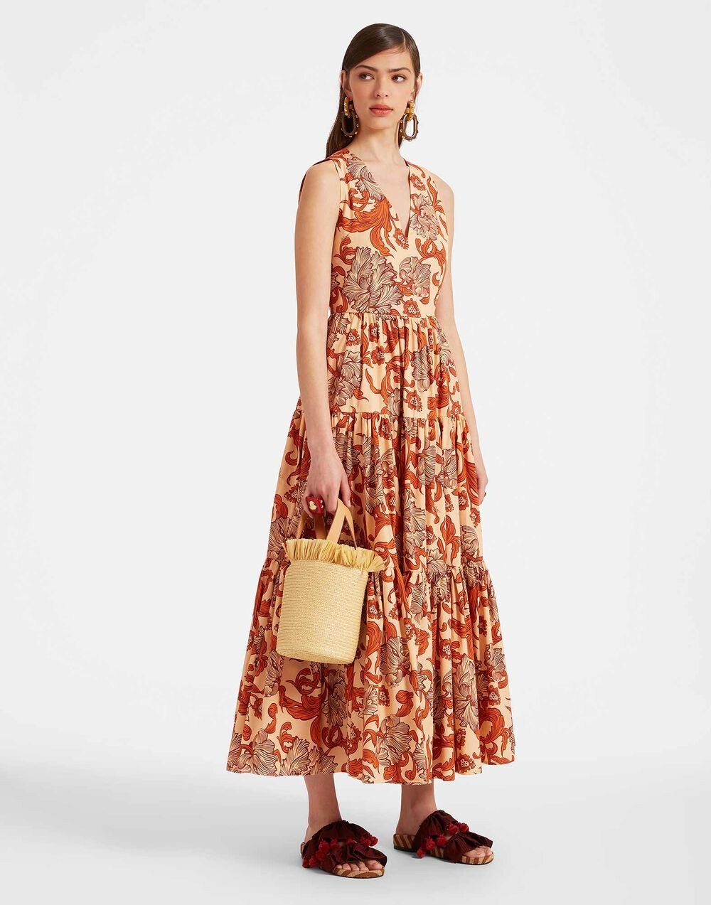 Sleeveless Big Dress V-Neck - 2