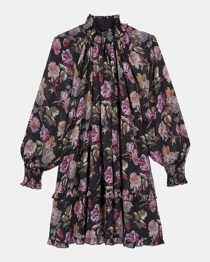 SHORT FLORAL PRINT DRESS 1