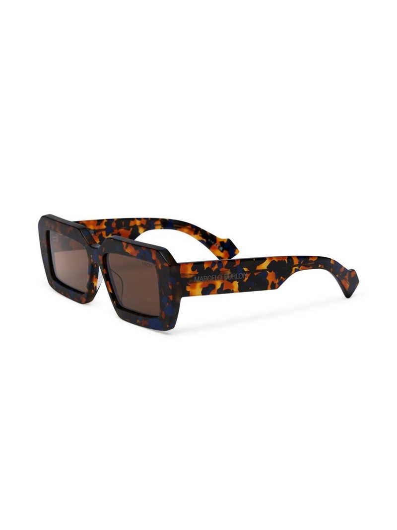 Marcelo Burlon County Of Milan Chilensis rectangle-frame sunglasses outlook
