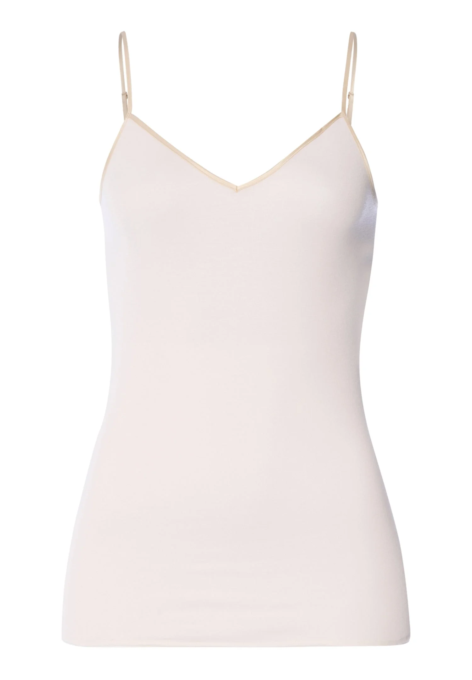 Cotton Seamless V-Neck Cotton Camisole - 1