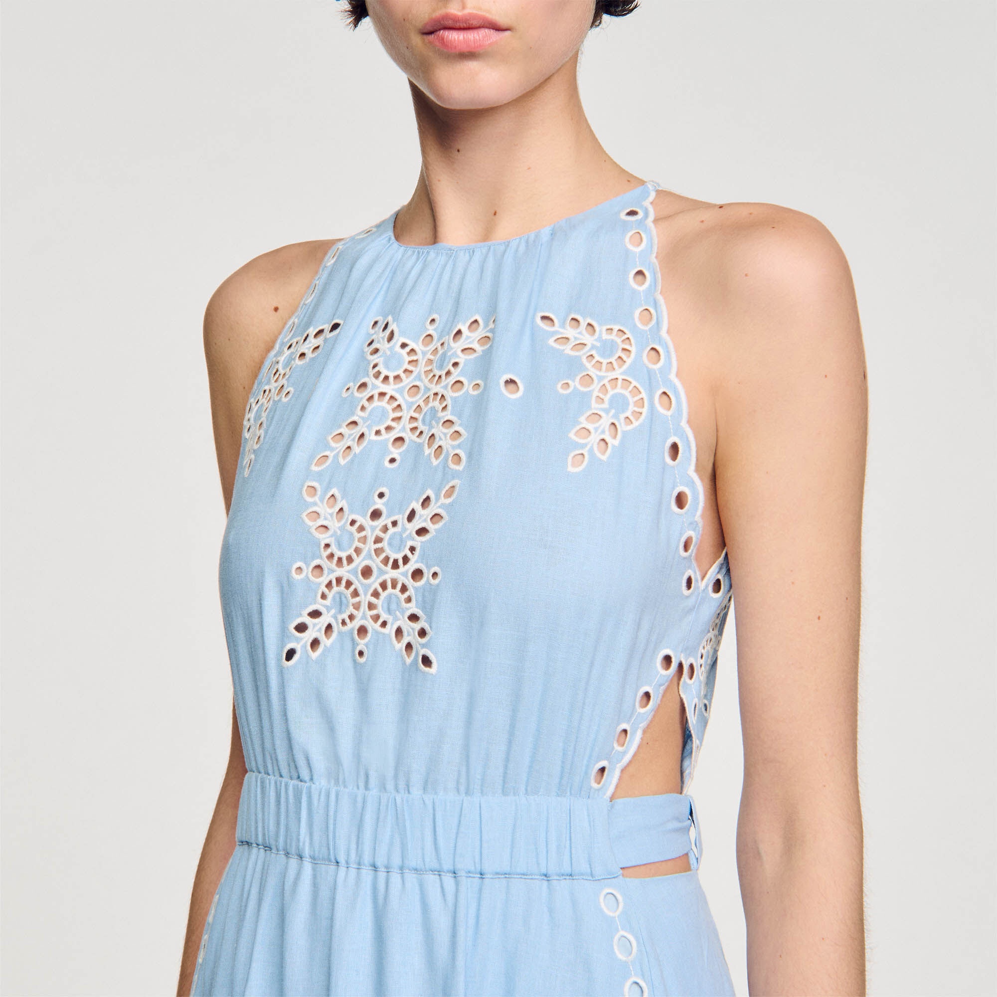 BRODERIE ANGLAISE MAXI DRESS - 4