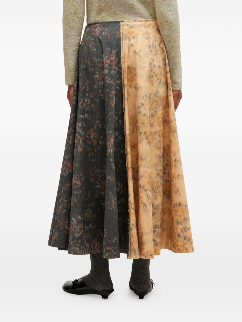 floral-print maxi skirt - 4