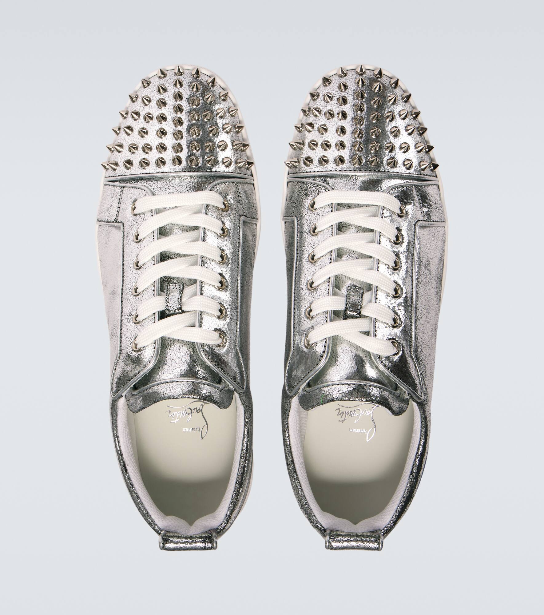 Louis Junior metallic leather sneakers - 4