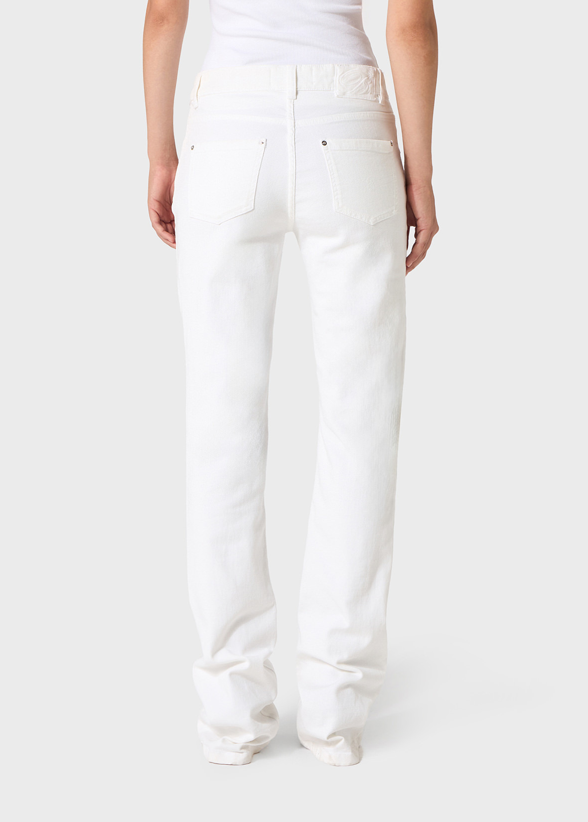 BOOT CUT BULL COTTON JEANS - 4