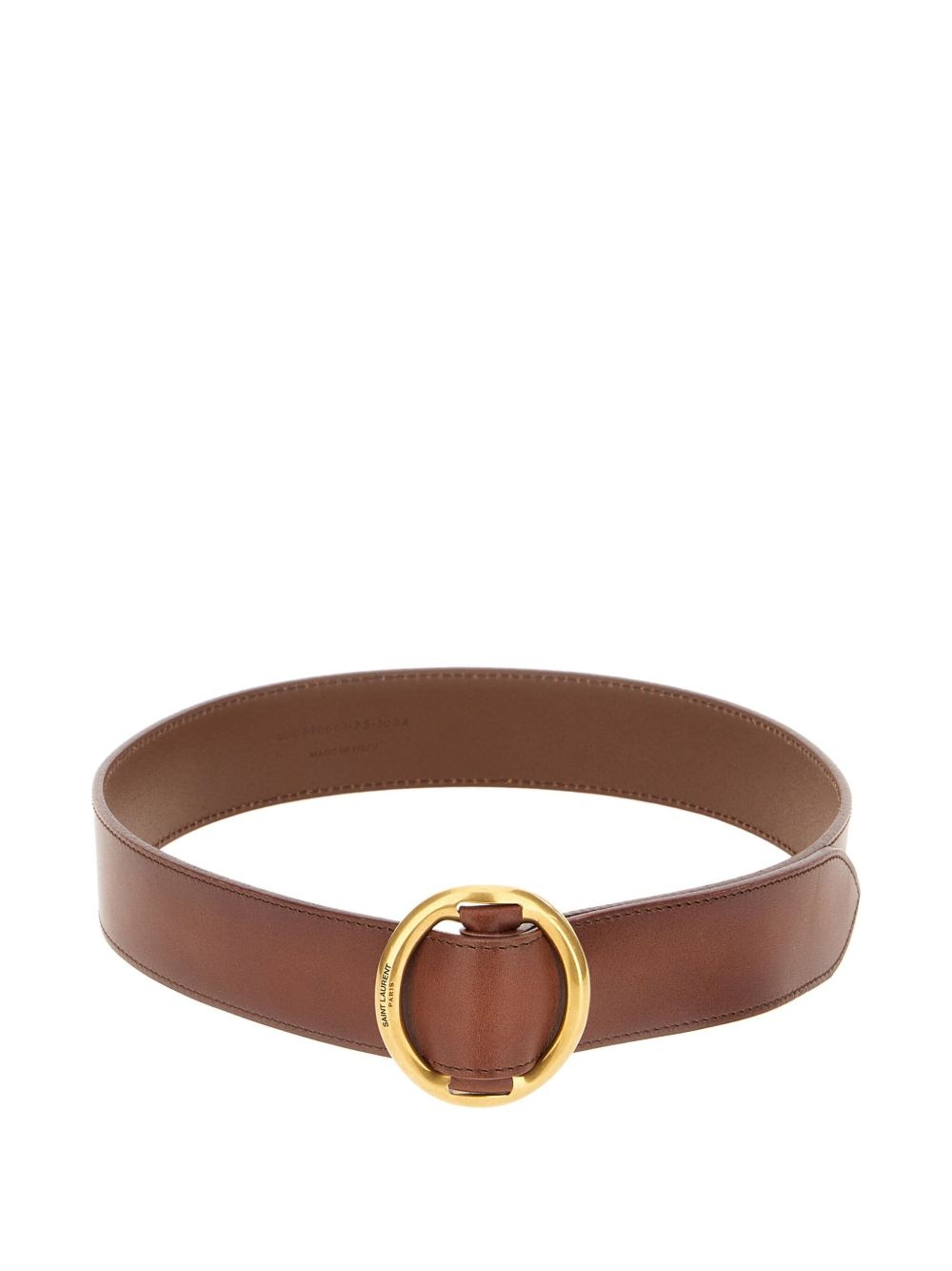 buckle-detail leather belt - 1